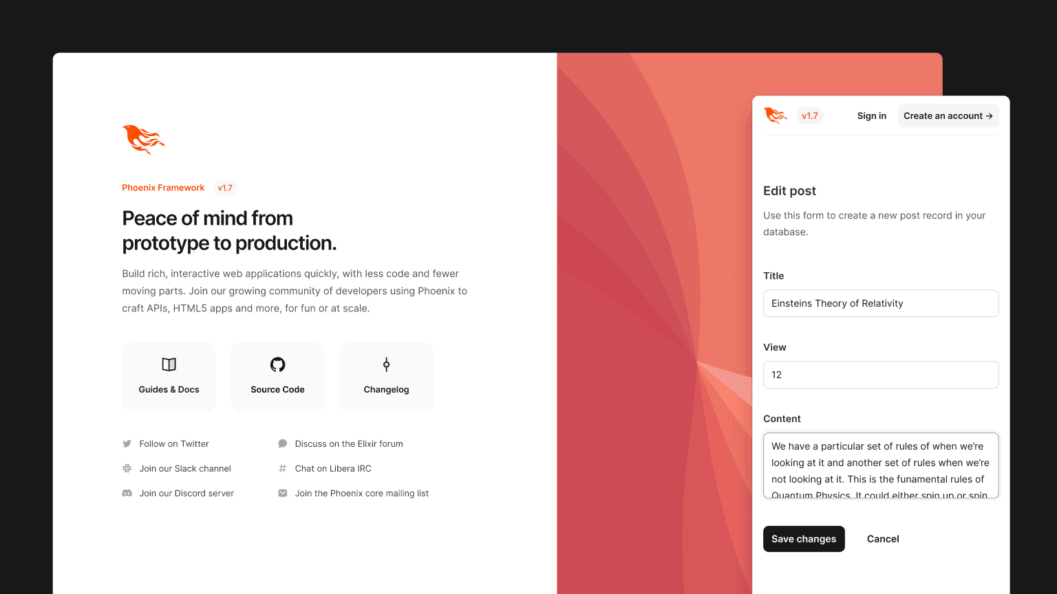 Nuevos diseños para Phoenix v1.7