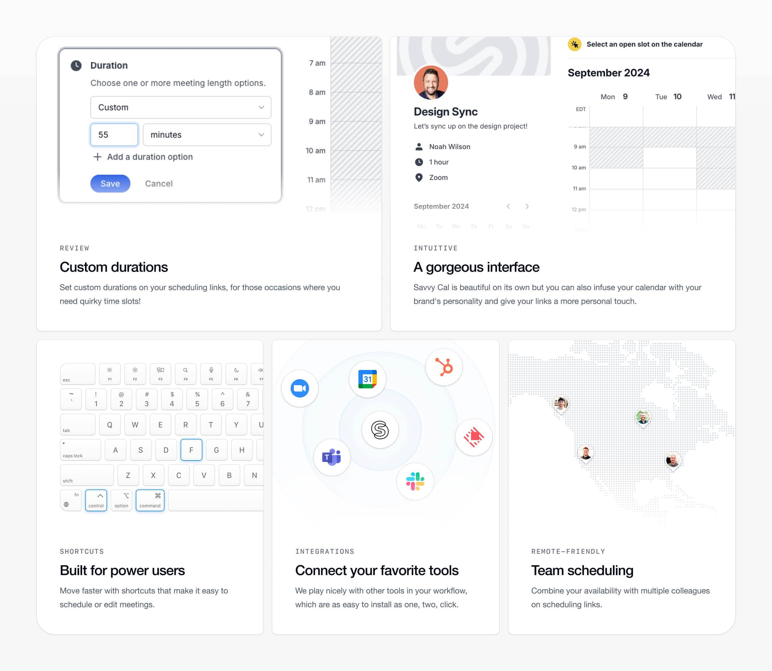 Radiant como SavvyCal